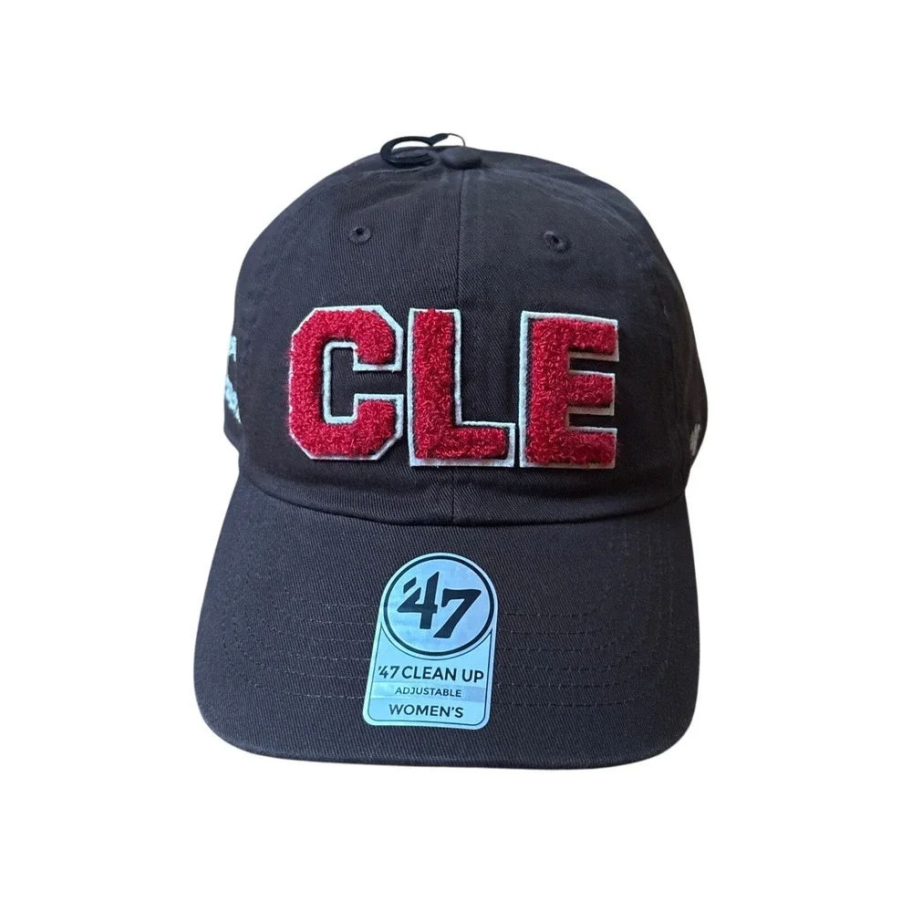'47 Brand Cleveland Browns Hat Women Brown CLE Chenille Baseball Cap SIZE OSFA